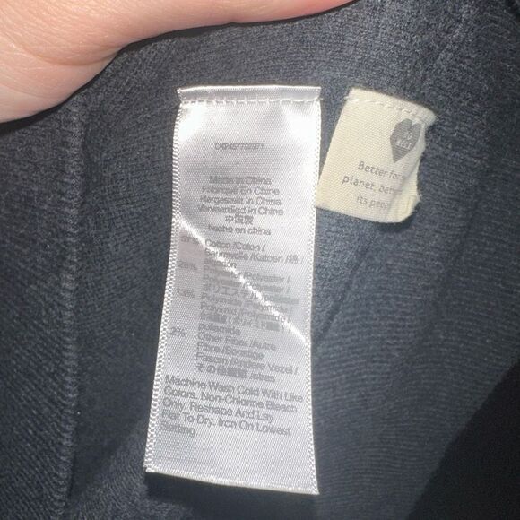 Madewell charcoal minimalist elevated basics hooded sweater dress - Picture 4 of 4